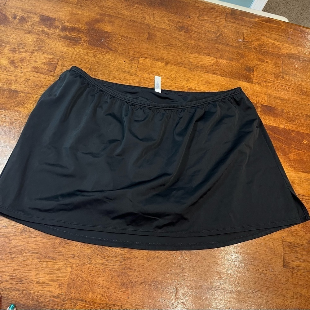 Swim by Cacique black swim skirt size 22 - Picture 2 of 6